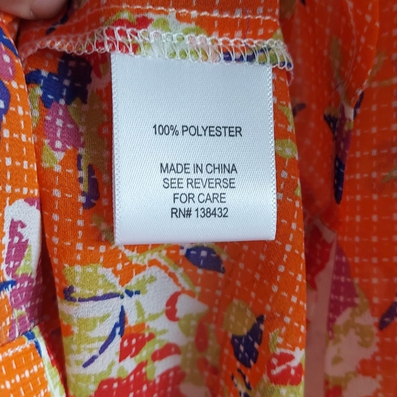 Modcloth Floral Blouse Size S - Picture 5 of 5